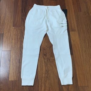 Zara Man white joggers never worn